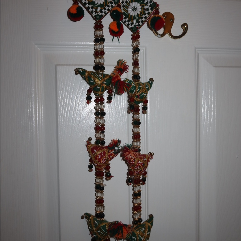 Handcrafted Multicolor Holiday Hanging Decor